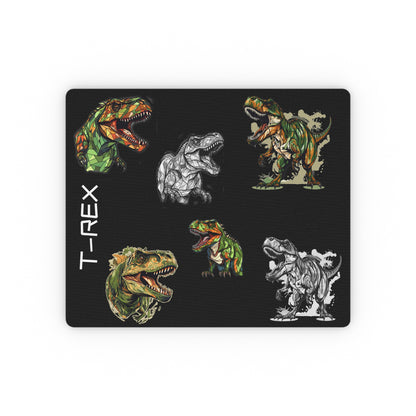 Rectangular Mouse Pad - T-Rex - Black